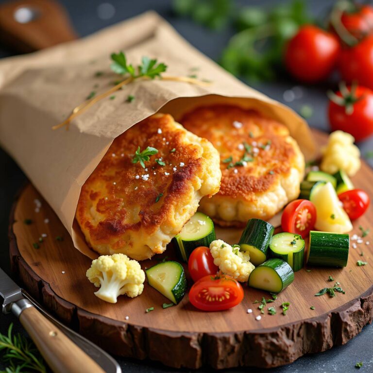 Hühnerschnitzel-Gemüse-Päckli Rezept