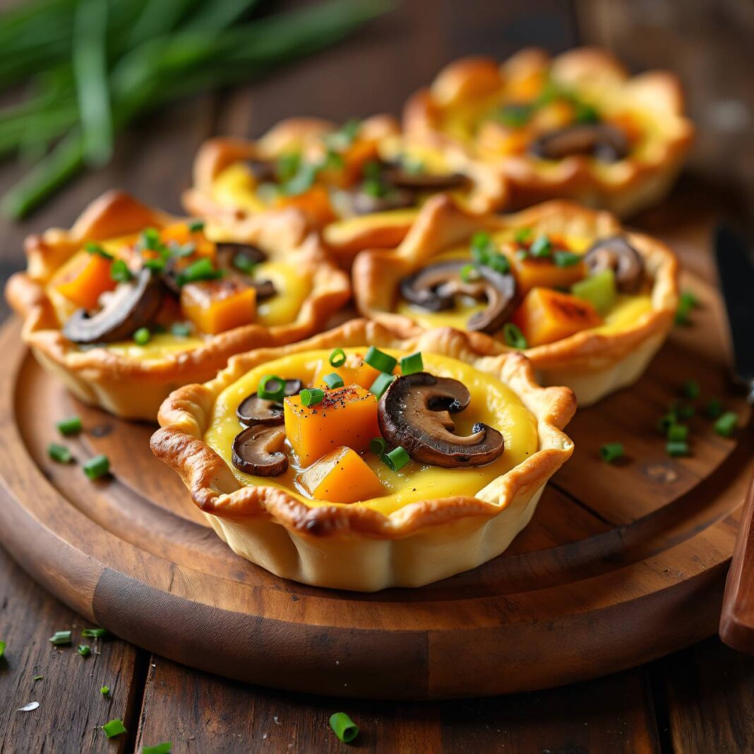 Hüttenkäse-Gemüse-Tartelettes Rezept Hüttenkäse-Gemüse-Tartelettes Rezept