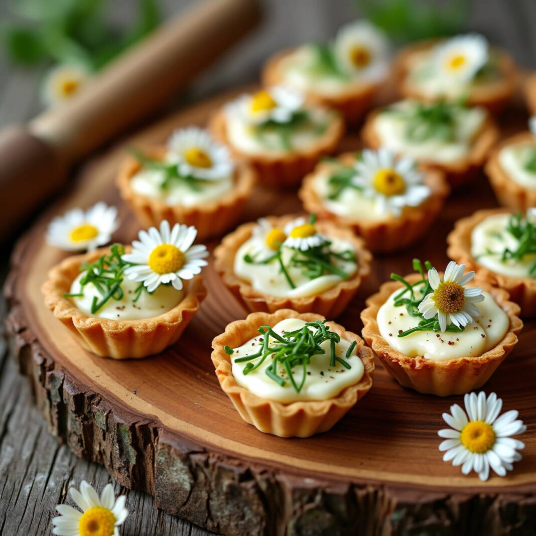 Hüttenkäse-Kräuter-Tartelettes Rezept Hüttenkäse-Kräuter-Tartelettes Rezept