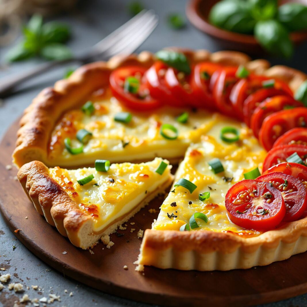 Hüttenkäse-Tarte Rezept Hüttenkäse-Tarte Rezept