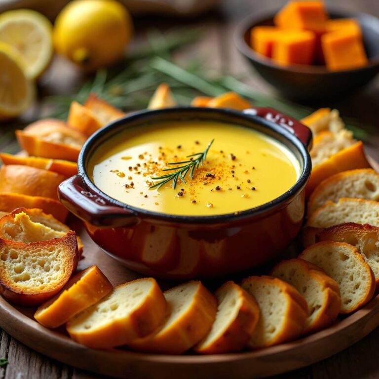 Ingwer-Zitronen-Fondue Rezept