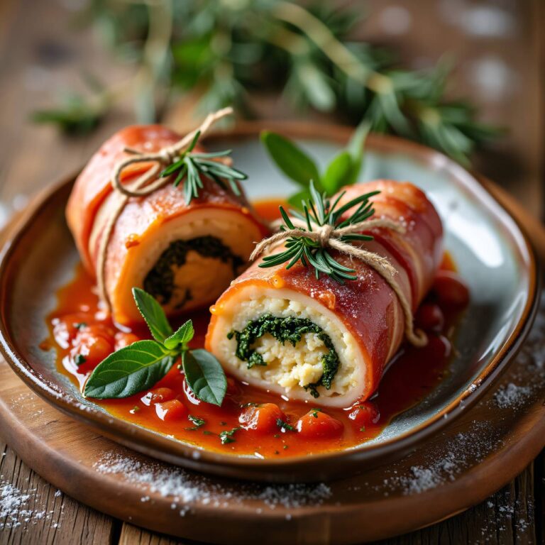 Involtini di vitello Rezept