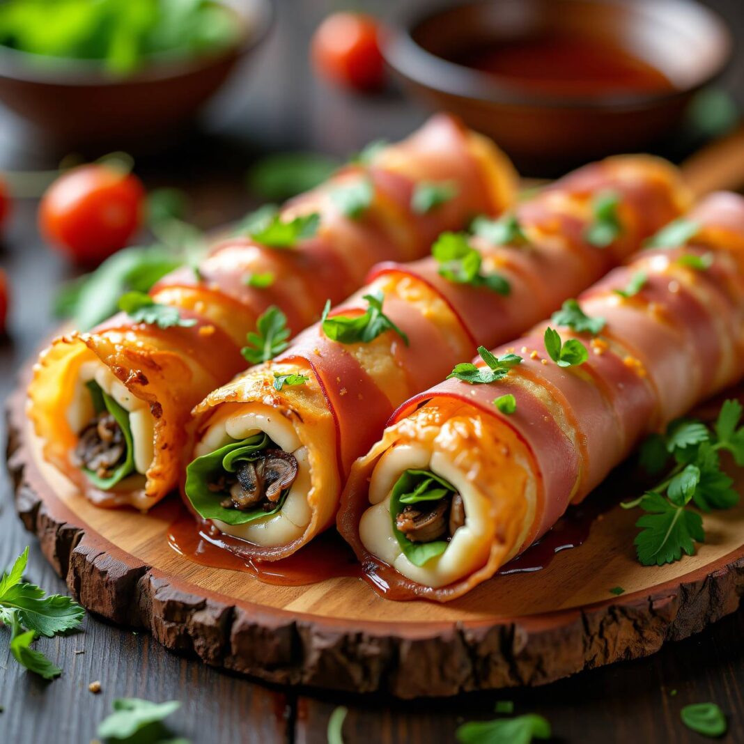 Involtini mit Käsefüllung Rezept Involtini mit Käsefüllung Rezept