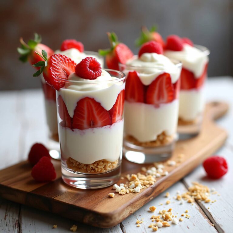 Joghurt-Götterspeise mit Beeren Rezept