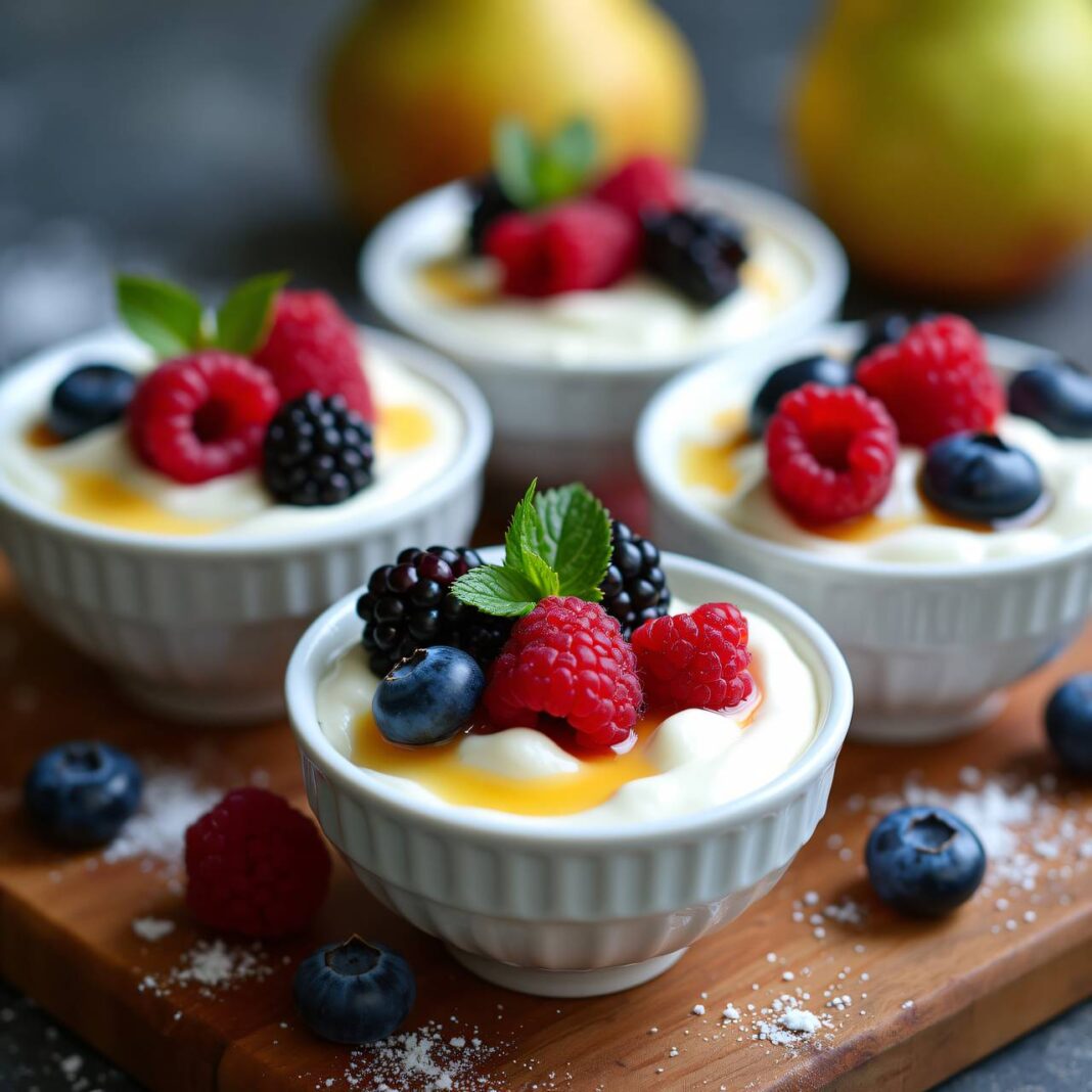 Joghurt mit Beeren Rezept Joghurt mit Beeren Rezept