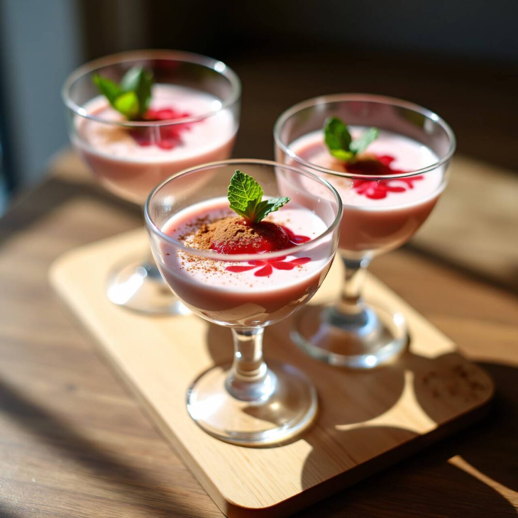 Joghurt-Rhabarber-Mousse Rezept Joghurt-Rhabarber-Mousse Rezept