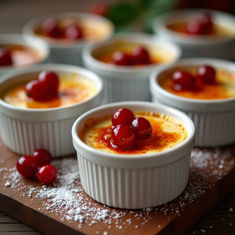 Johannisbeer-Crème-brûlée Rezept