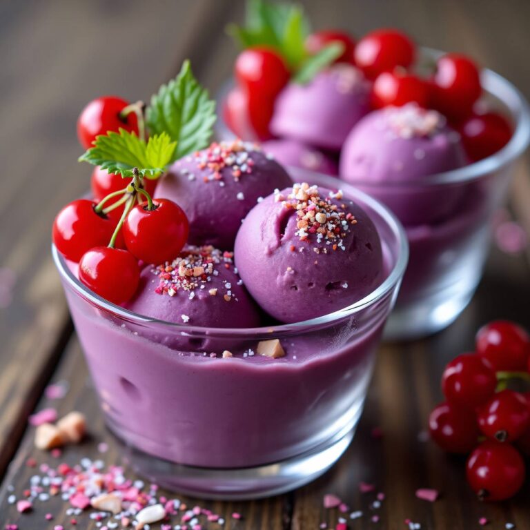 Johannisbeer-Frozen-Yogurt Rezept