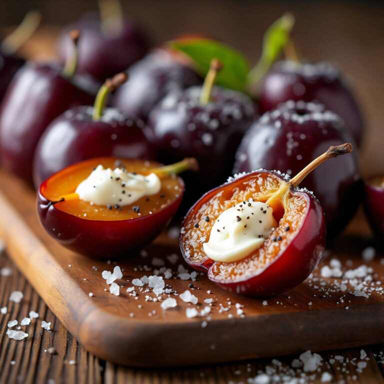 Käse-Dörrpflaumen Rezept
