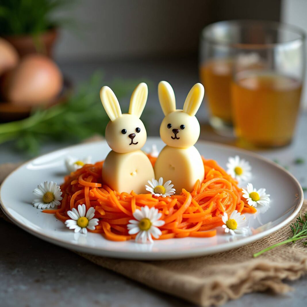 Käse-Hasen im Gemüsebeet Rezept Käse-Hasen im Gemüsebeet Rezept