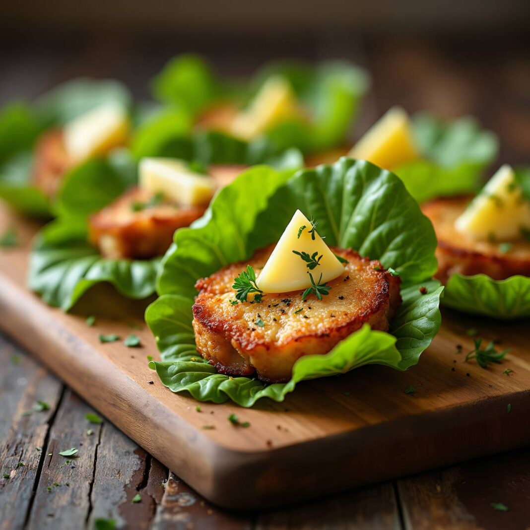 Käse im Chicorée-Blatt Rezept Käse im Chicorée-Blatt Rezept