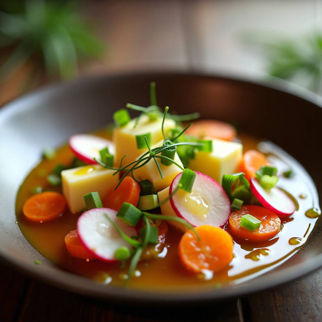 Käse im Weinsulz mit Nuss-Vinaigrette Rezept Käse im Weinsulz mit Nuss-Vinaigrette Rezept