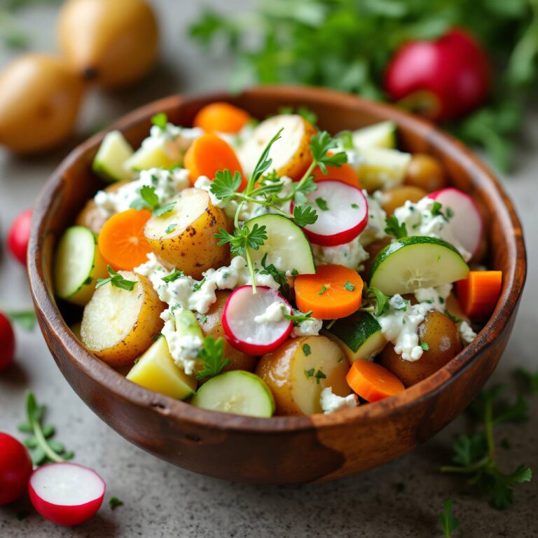 Käse-Kartoffel-Salat Rezept