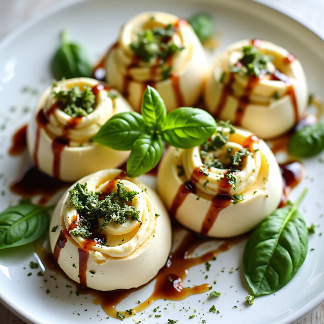 Käse mit Basilikumhaube Rezept Käse mit Basilikumhaube Rezept