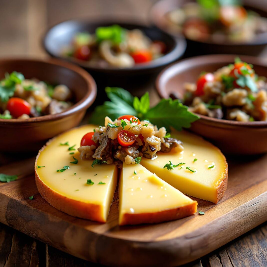 Käse mit Pilz-Salsa Rezept Käse mit Pilz-Salsa Rezept