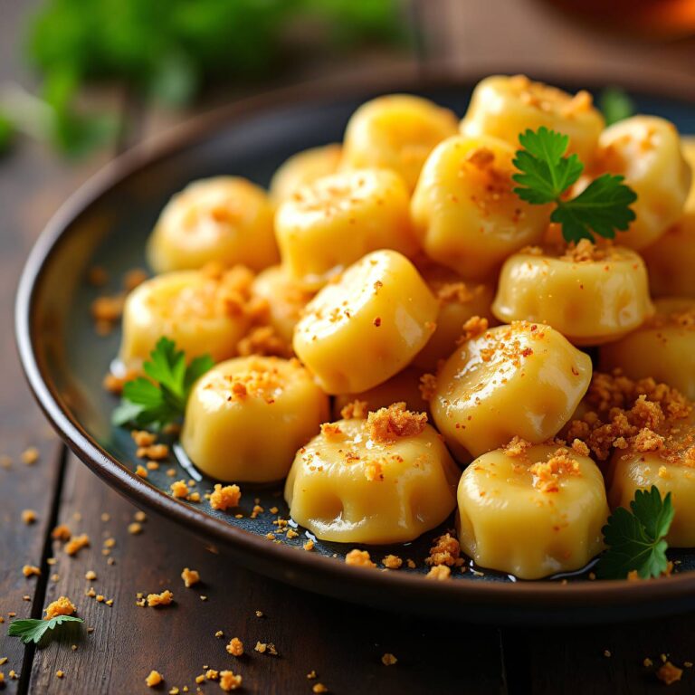 Käse-Nudeln mit Semmelbröseln Rezept