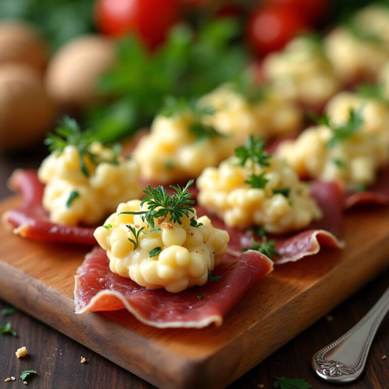 Käse-Nuss-Häppchen Rezept