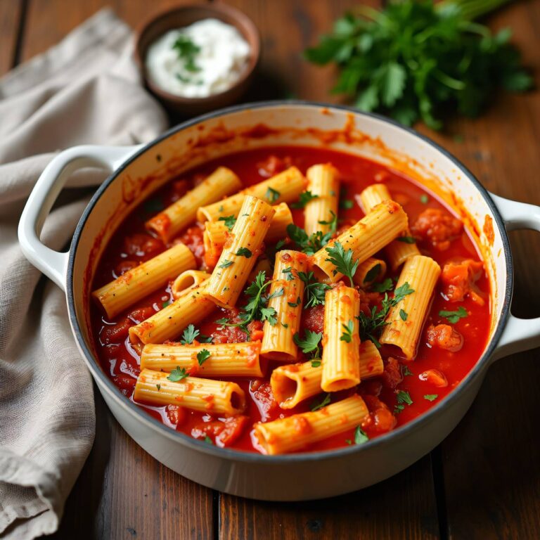 Käse-Rigatoni Rezept
