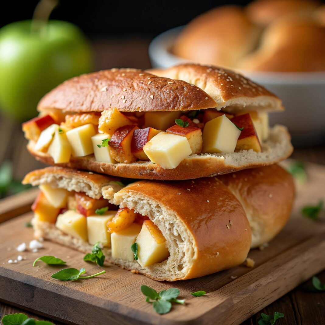 Käse-Tatar-Brötchen Rezept Käse-Tatar-Brötchen Rezept