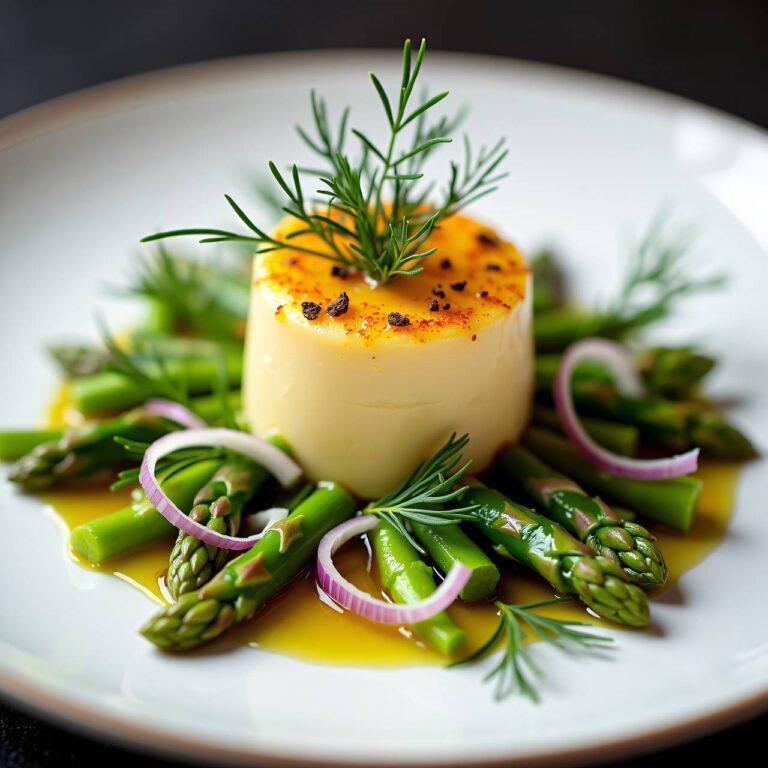 Käse-Terrine mit Spargelsalat Rezept