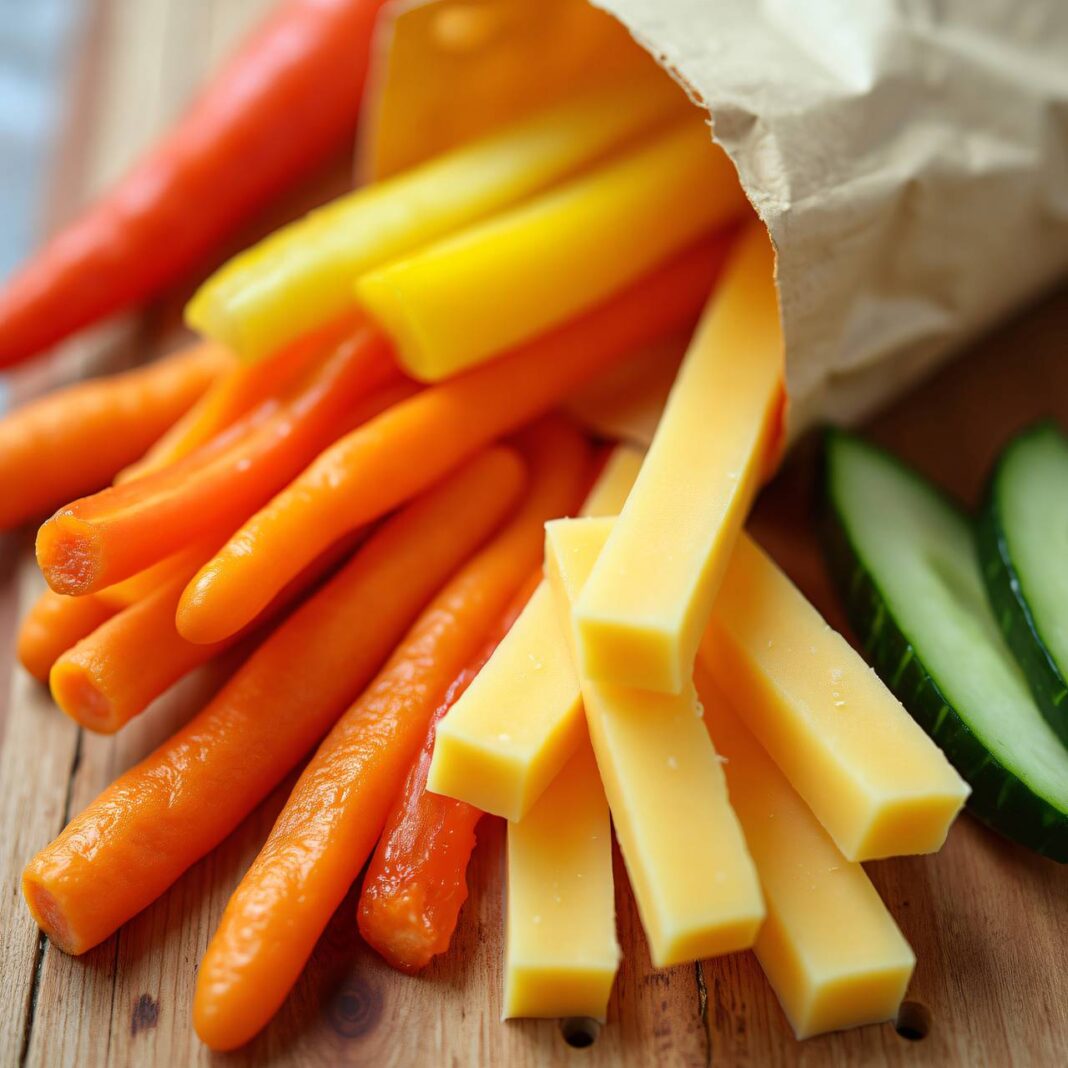 Käse- und Gemüsesticks Rezept Käse- und Gemüsesticks Rezept