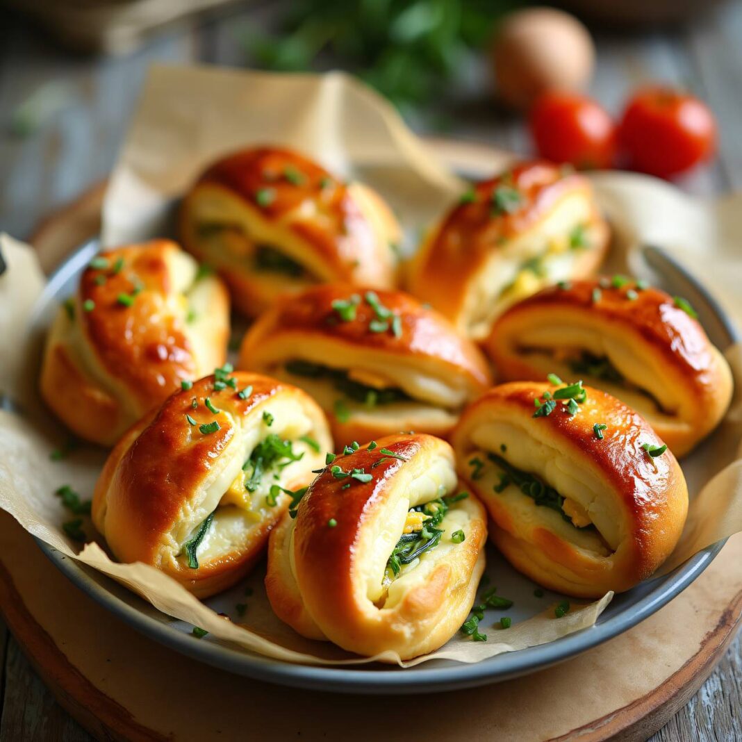 Käse-Zucchini-Croissants Rezept Käse-Zucchini-Croissants Rezept