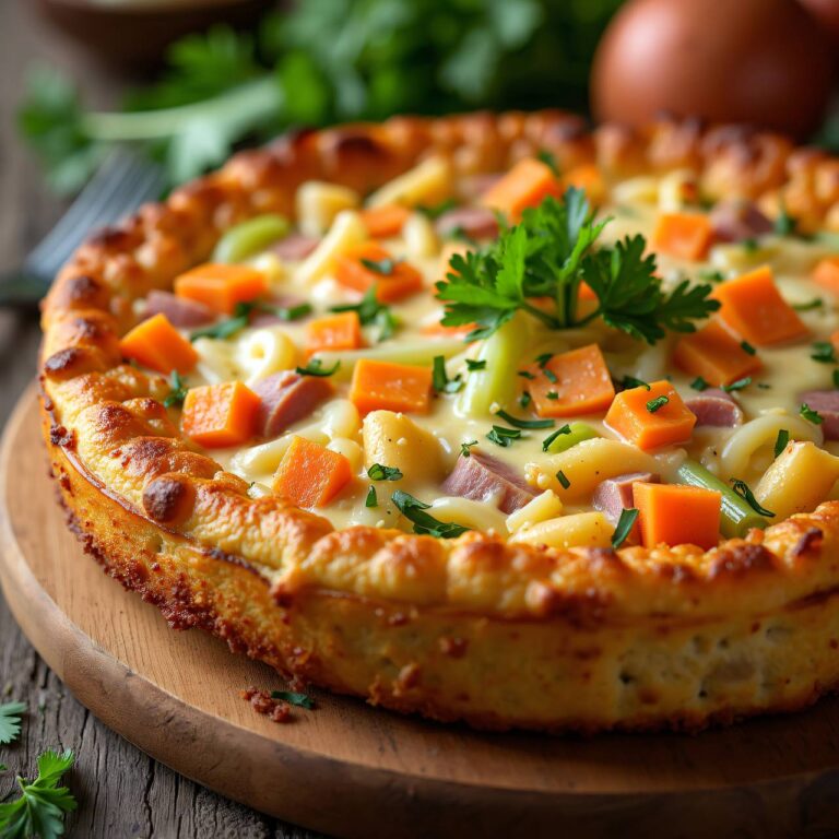 Käseauflauf mit Bauernschinken Rezept