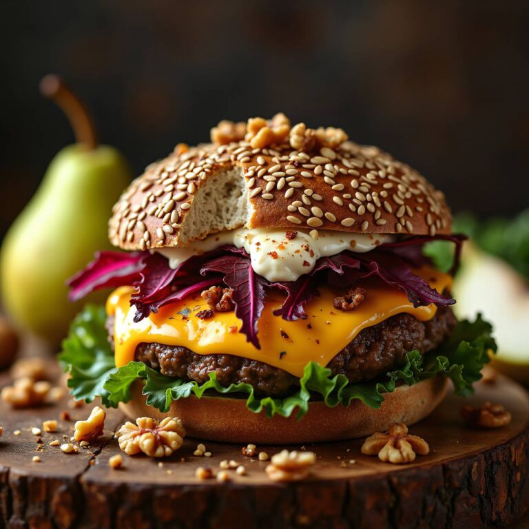 Käseburger (Veggie-Burger) Rezept