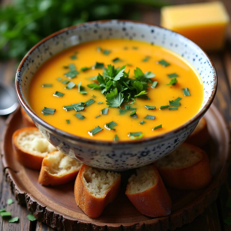 Käsecremesuppe Rezept