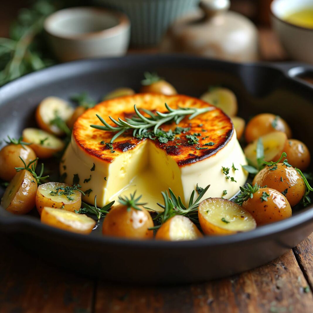 Käsegericht mit Kräuterkartoffeln Rezept Käsegericht mit Kräuterkartoffeln Rezept