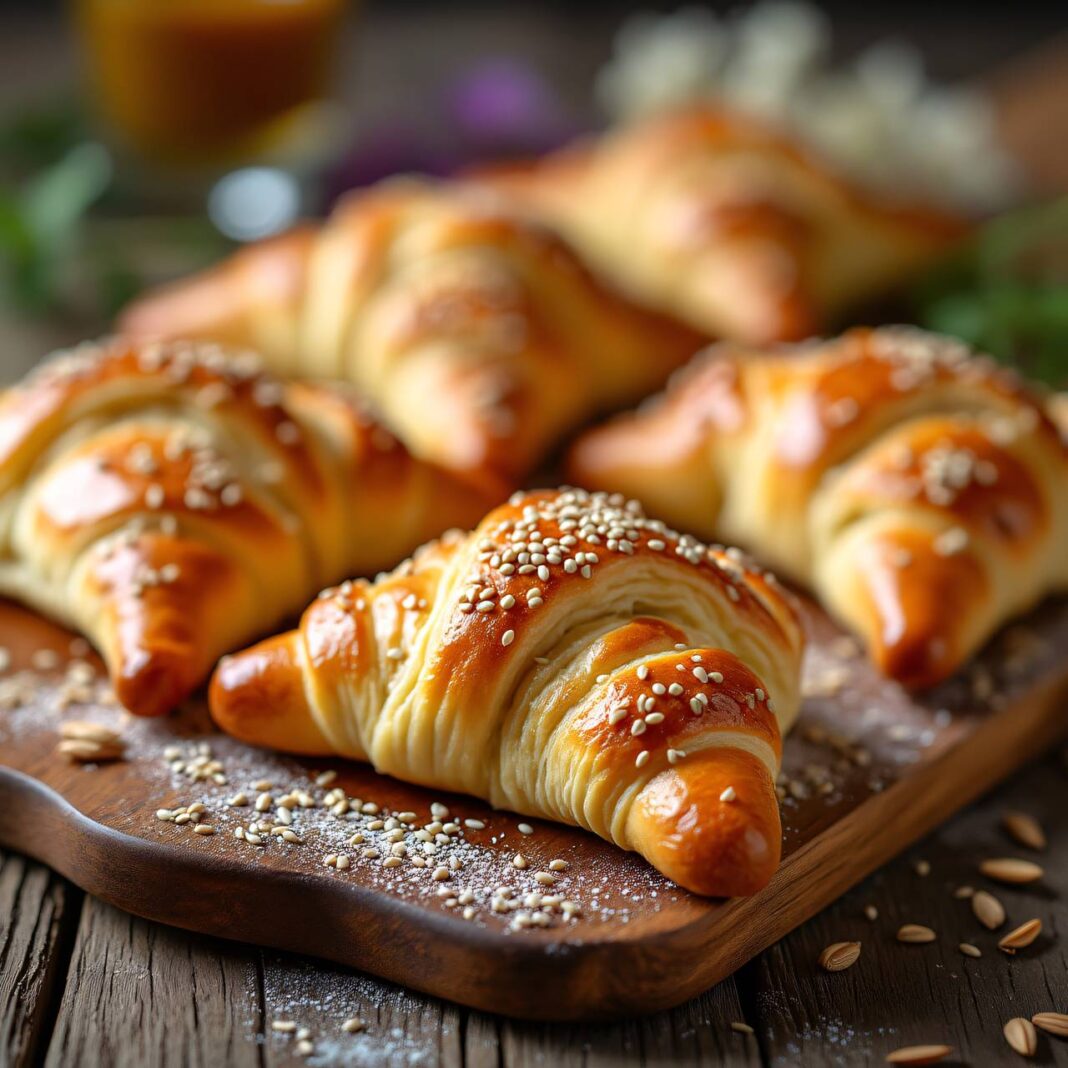 Käsegipfel mit Sesam Rezept Käsegipfel mit Sesam Rezept