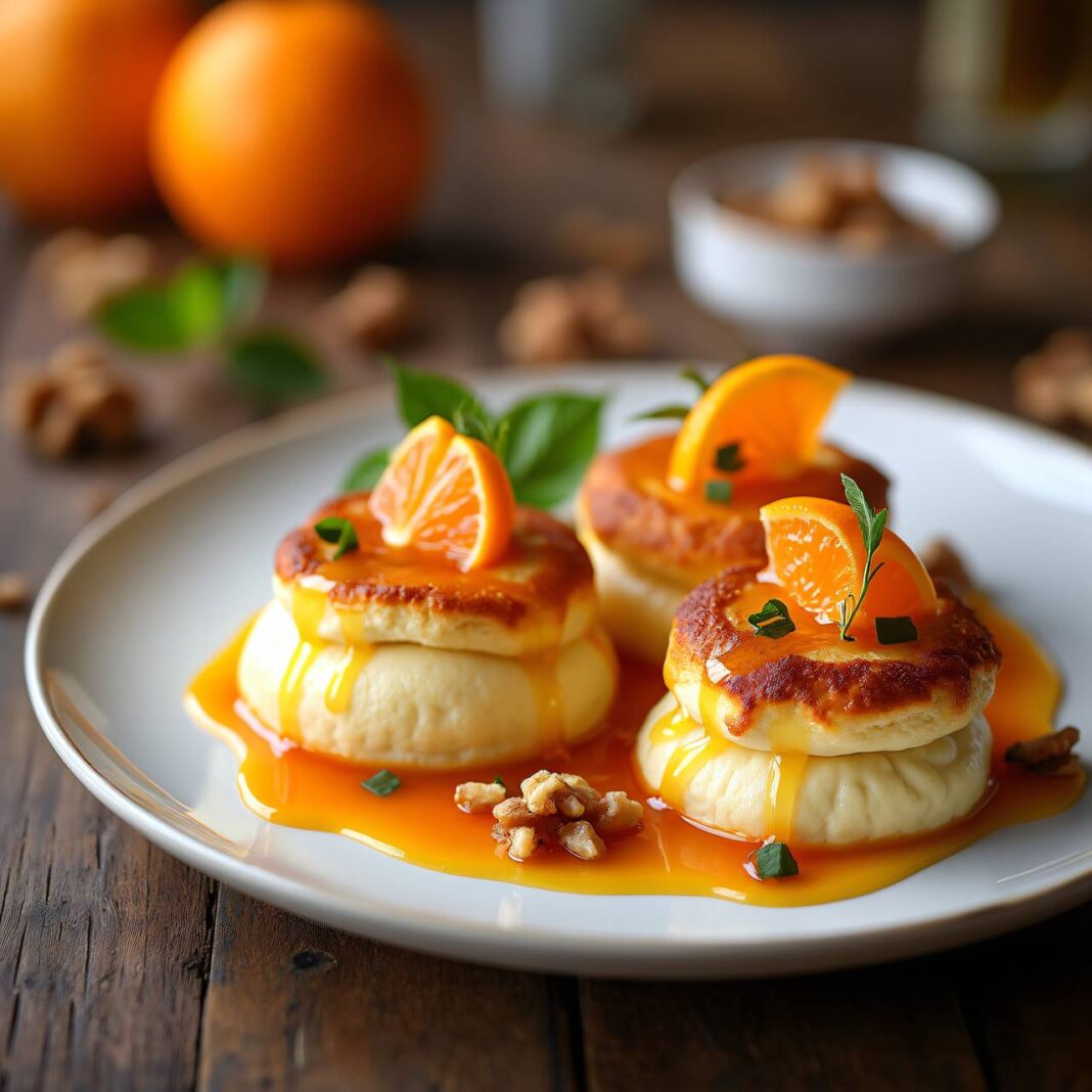 Käseköpfli mit Nusslikörsauce Rezept Käseköpfli mit Nusslikörsauce Rezept