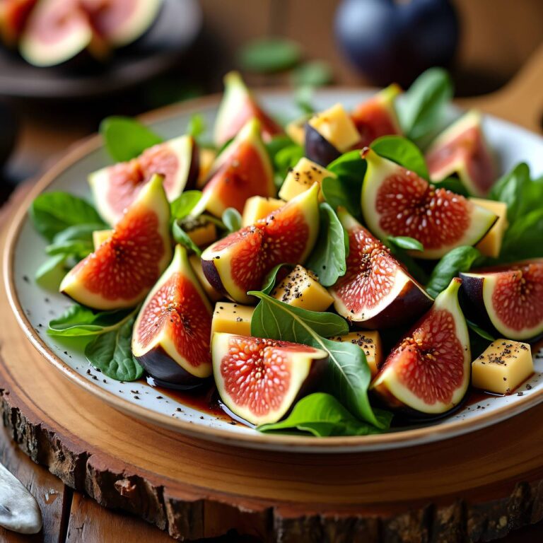 Käsesalat mit Feigen Rezept