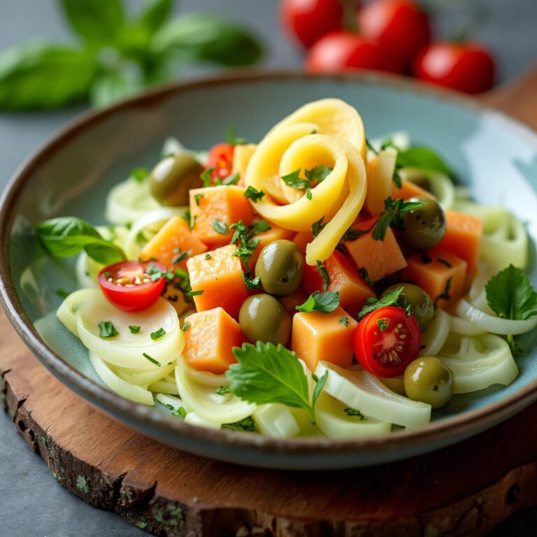 Käsetatar auf Fenchelsalat Rezept