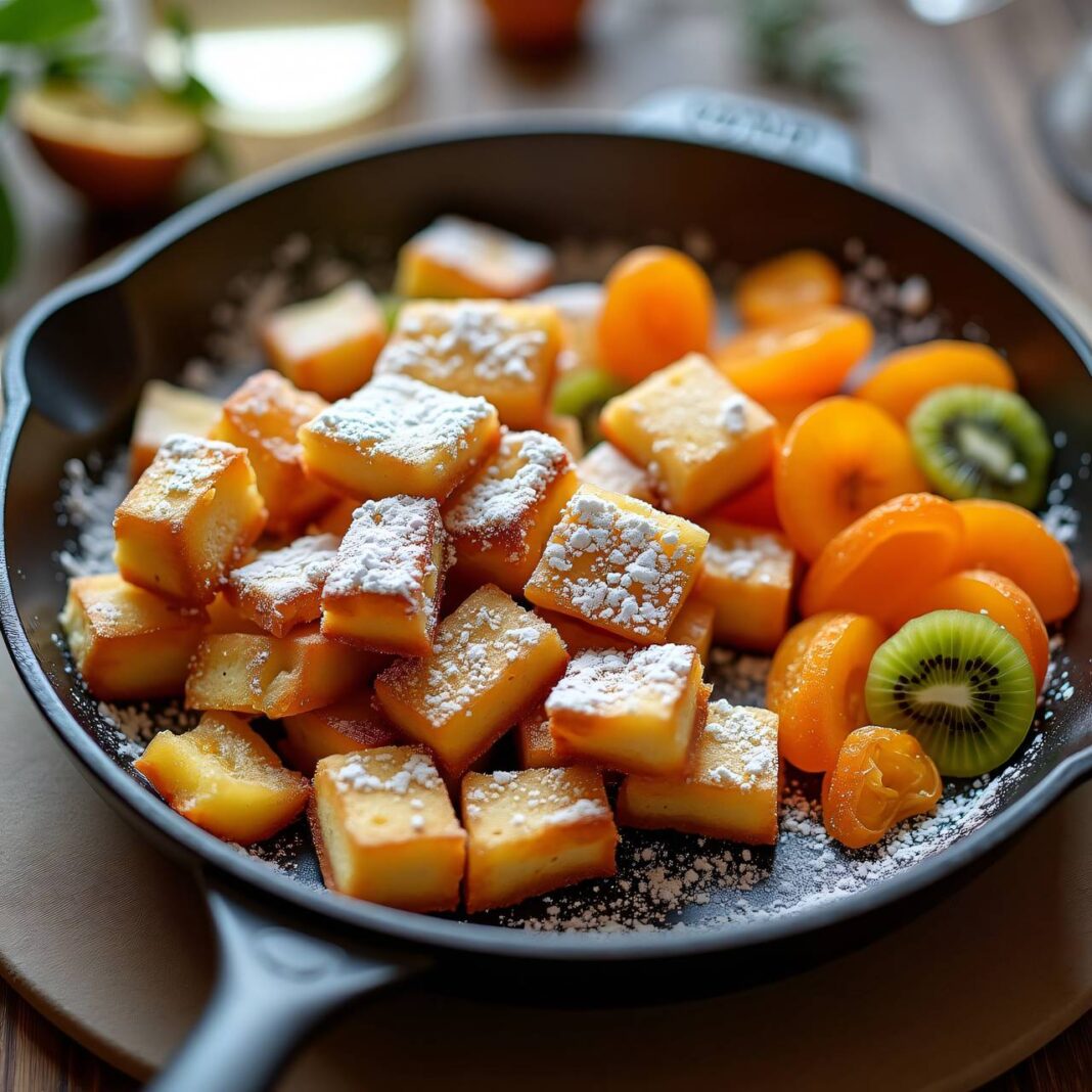 Kaiserschmarrn mit Dörrfrüchte-Salat Rezept Kaiserschmarrn mit Dörrfrüchte-Salat Rezept