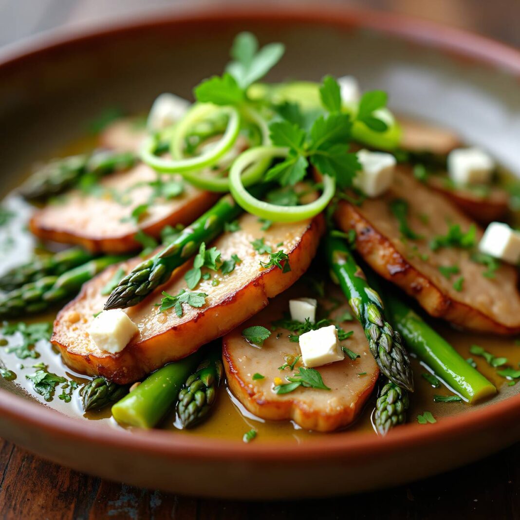 Kalbfleisch mit Spargeln Rezept Kalbfleisch mit Spargeln Rezept