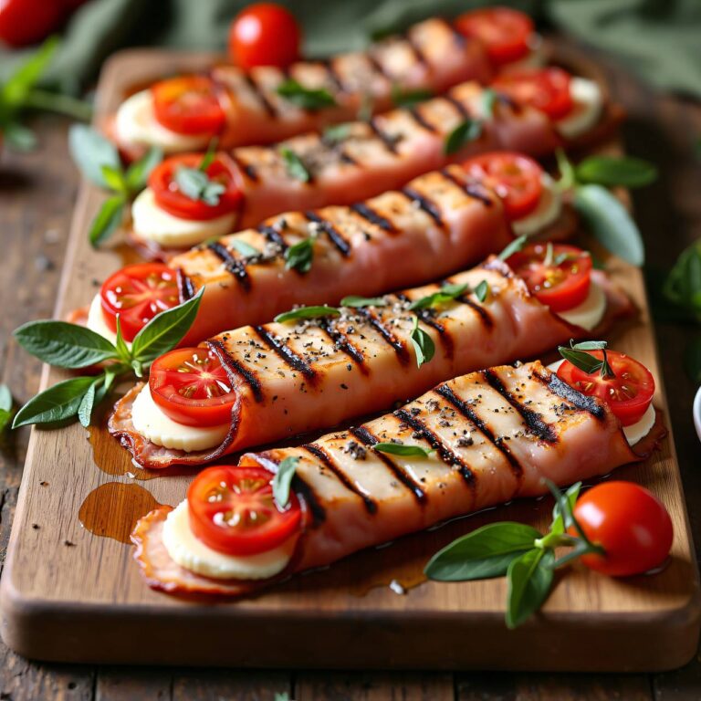 Kalbfleisch-Päckchen vom Grill Rezept