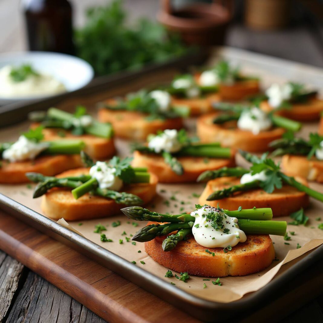 Kalbfleisch-Spargel-Toast Rezept Kalbfleisch-Spargel-Toast Rezept