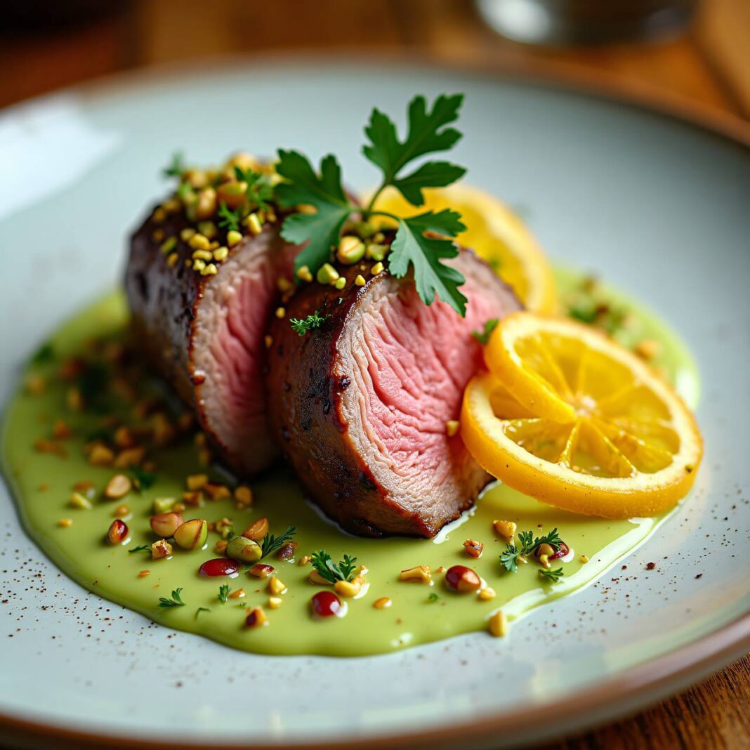 Kalbsfilet an Pistaziensauce Rezept Kalbsfilet an Pistaziensauce Rezept