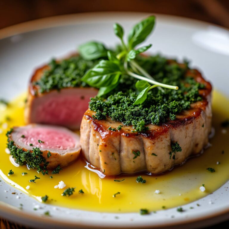 Kalbsfilet mit Kräuterkruste Rezept