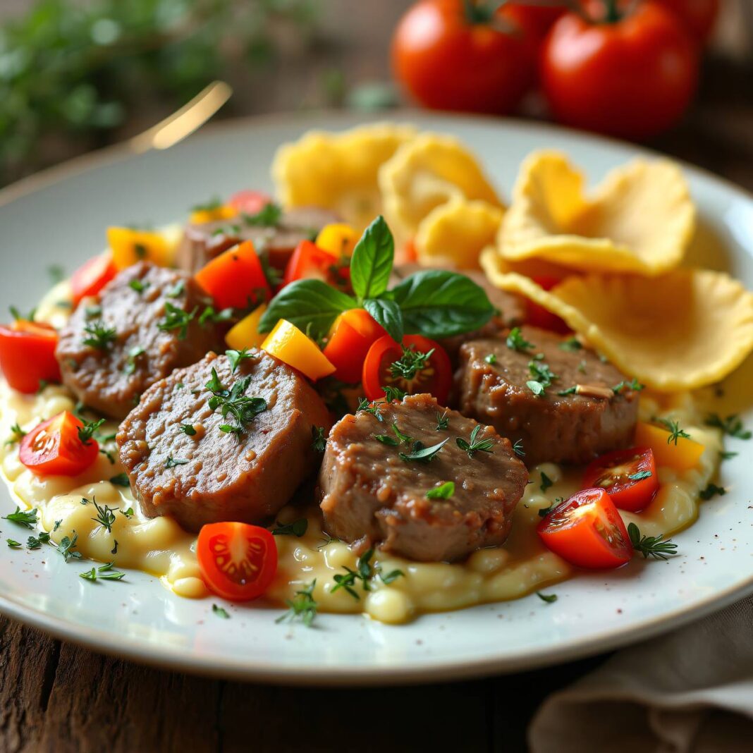 Kalbsgeschnetzeltes mit Paprika Rezept Kalbsgeschnetzeltes mit Paprika Rezept