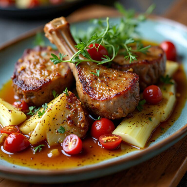 Kalbshaxen mit Fenchel Rezept