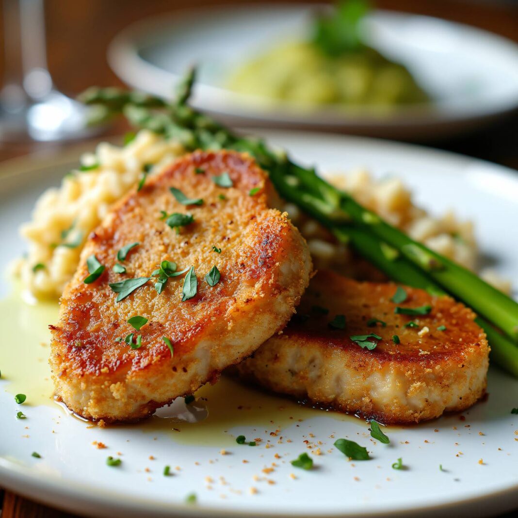 Kalbskoteletts mit Kräuterkruste Rezept Kalbskoteletts mit Kräuterkruste Rezept