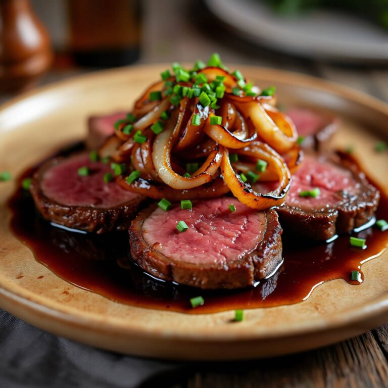 Kalbsleber mit Balsamico-Zwiebeln Rezept