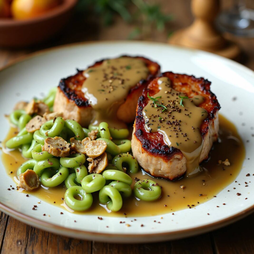 Kalbsmedaillons an Morchelrahmsauce mit Bärlauchspätzli Rezept Kalbsmedaillons an Morchelrahmsauce mit Bärlauchspätzli Rezept