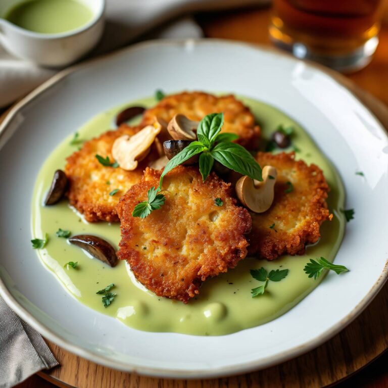 Kalbsschnitzel an Gemüsesauce Rezept