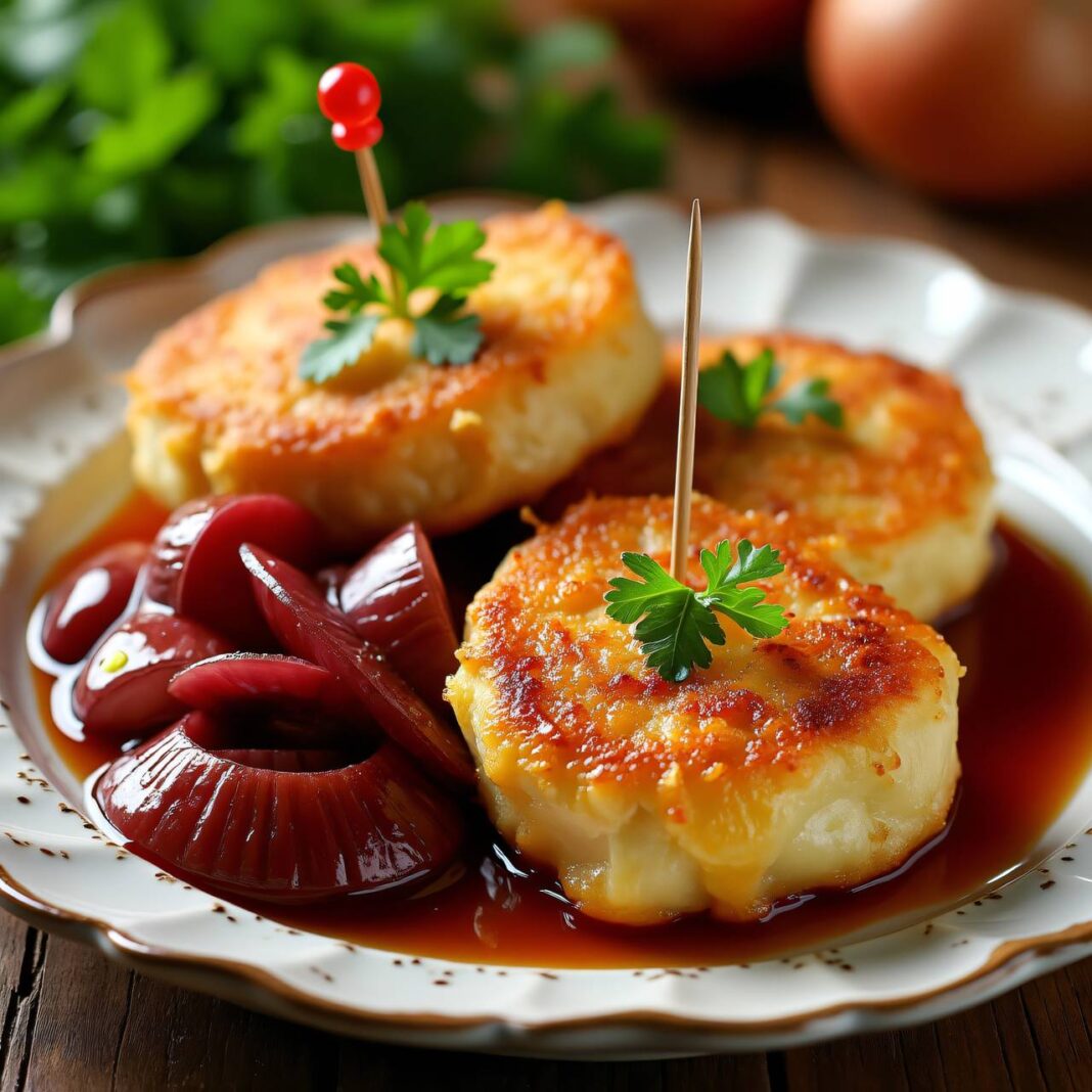 Kalbstaschen mit roten Zwiebeln Rezept Kalbstaschen mit roten Zwiebeln Rezept