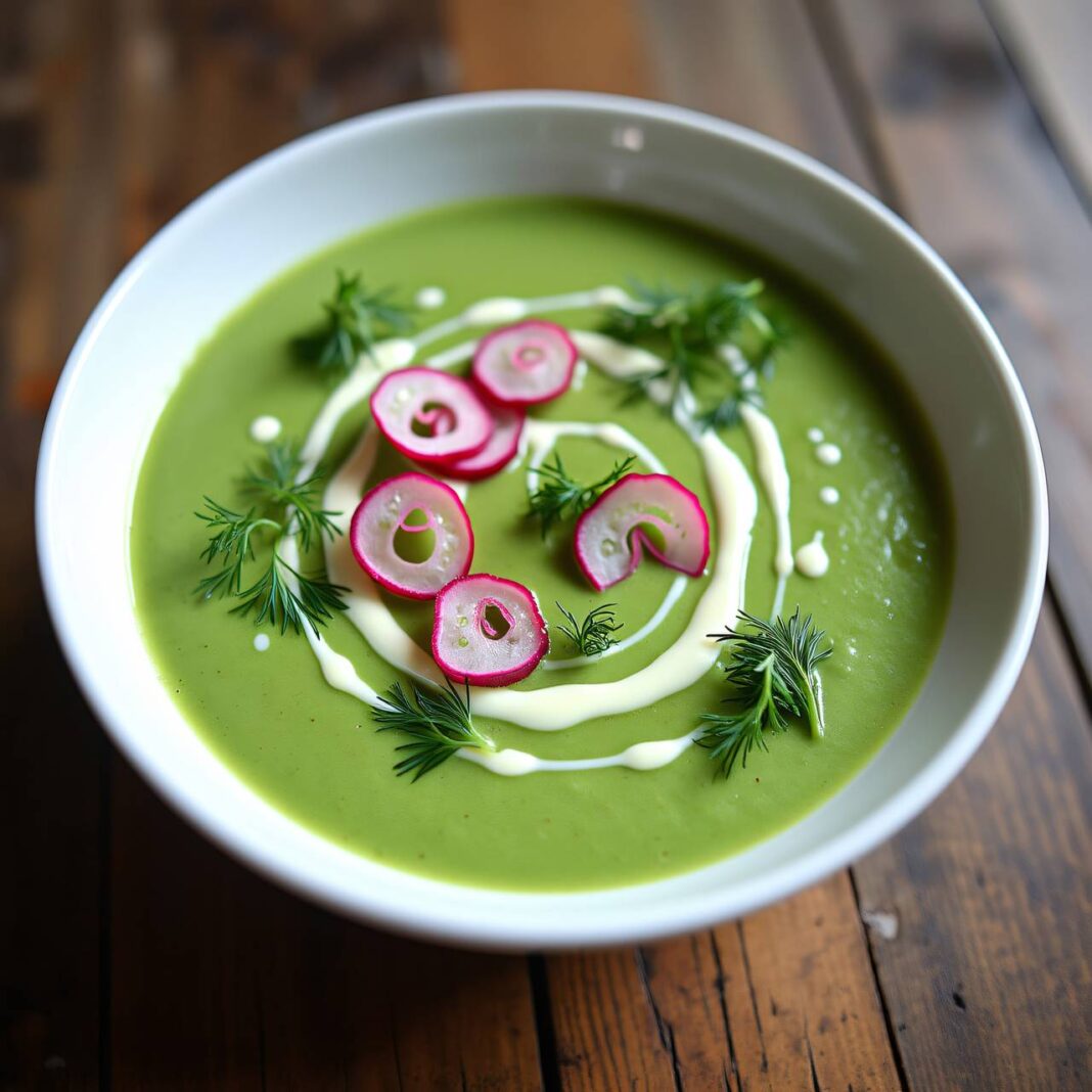 Kalte Gurkensuppe mit Käse Rezept Kalte Gurkensuppe mit Käse Rezept
