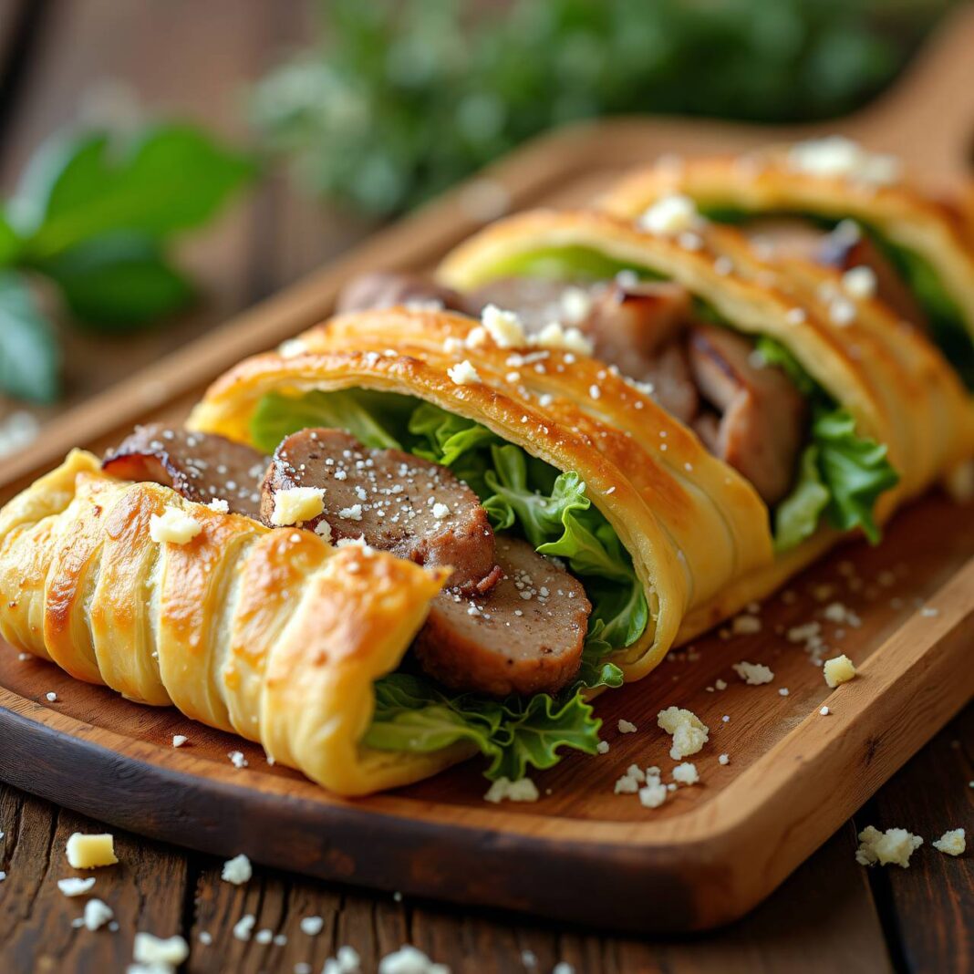 Kaninchenfilets im Teigmantel Rezept Kaninchenfilets im Teigmantel Rezept