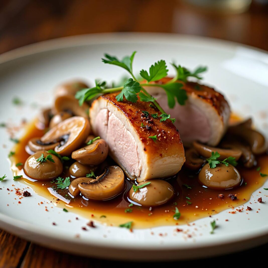 Kaninchenfilets mit frischen Pilzen Rezept Kaninchenfilets mit frischen Pilzen Rezept